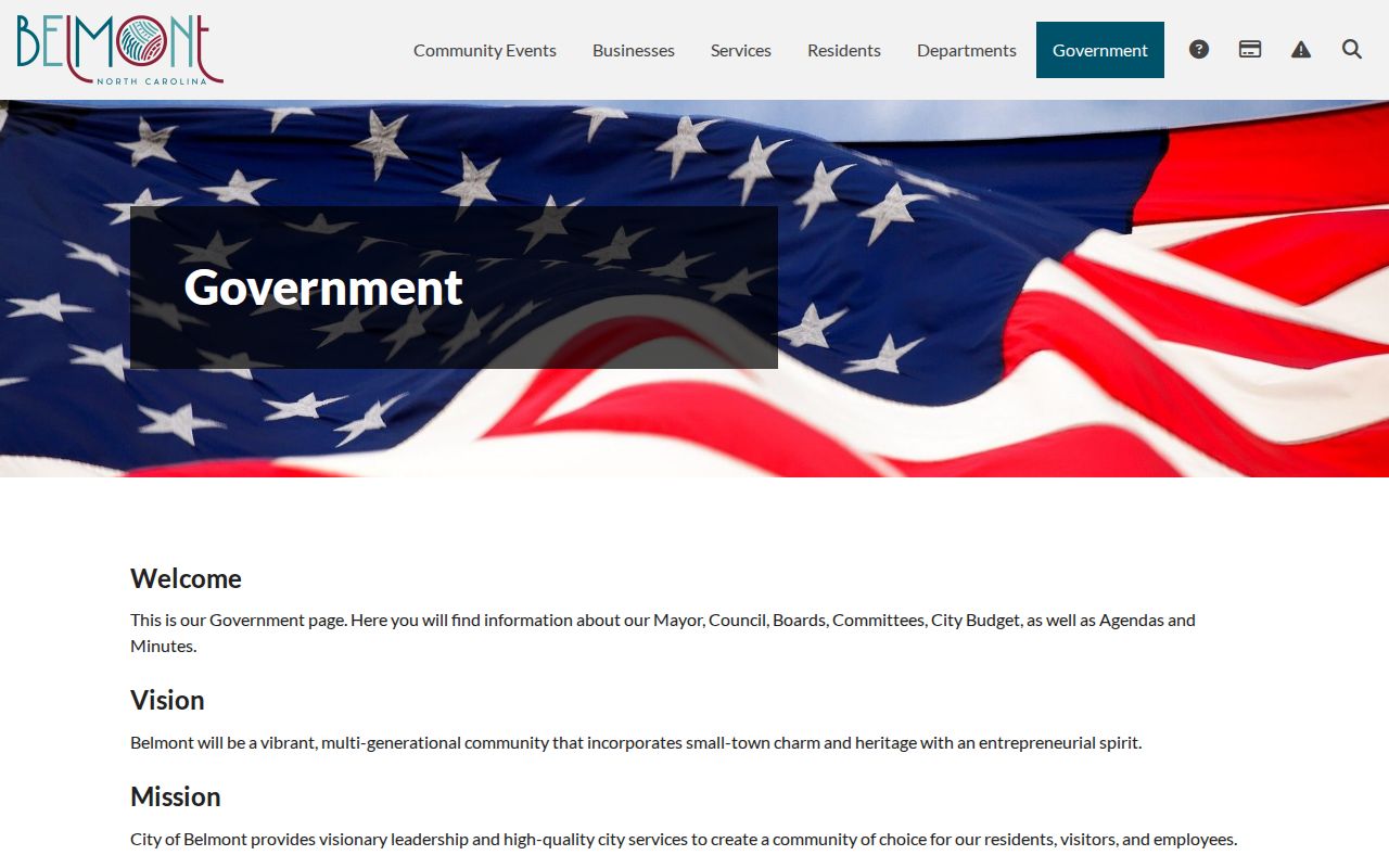 Belmont Gaston County criminal records government source